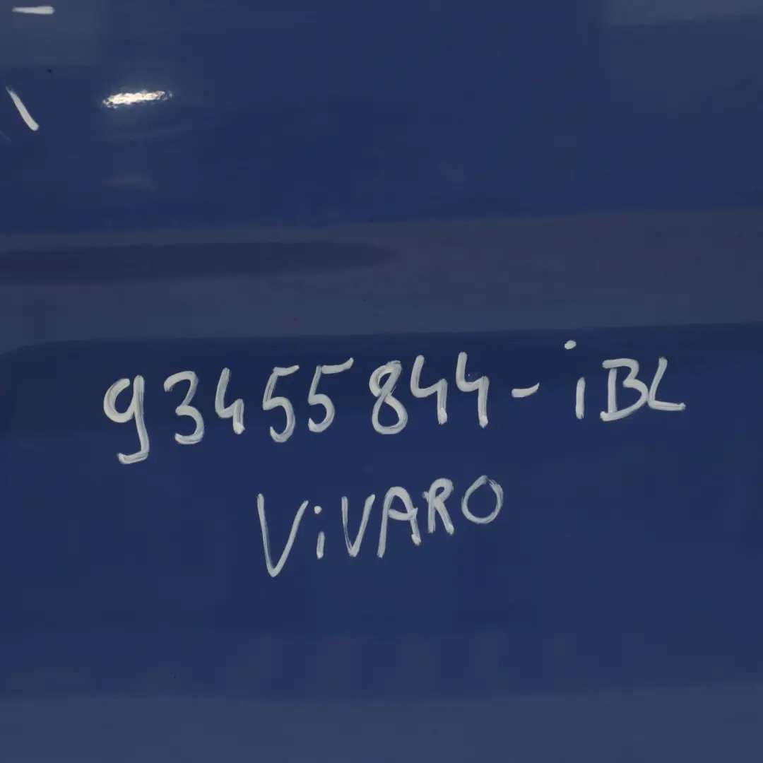 Door Rear Right O/S Boot Trunk Lid Tailgate Ink Blue - 2K to Opel Vauxhall Vivaro B with Part number 93455844 Opel Vauxhall Vivaro B Door Rear Right O/S Boot Trunk Lid Tailgate Ink Blue - 2K - SKU 93455844-IBL - Part number 93455844