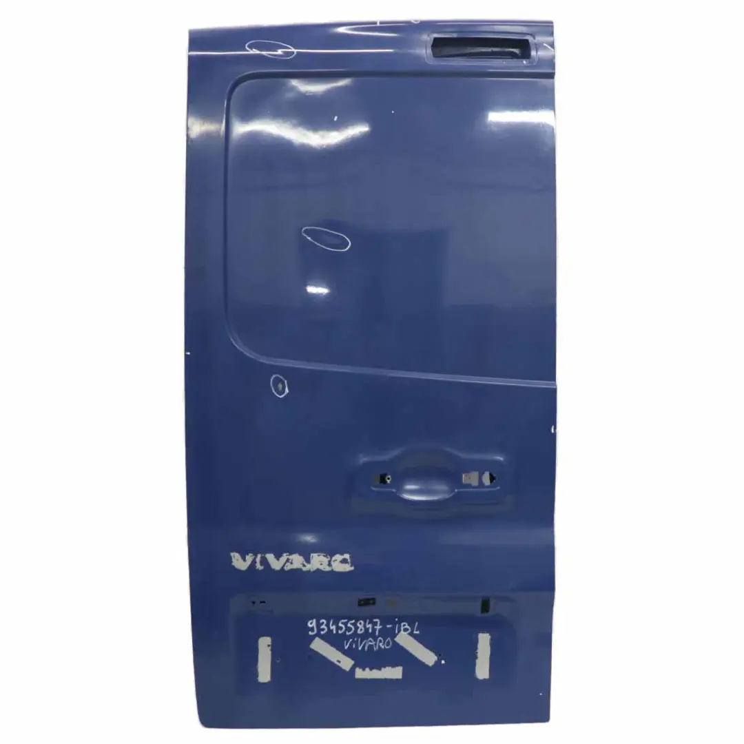 Opel Vauxhall Vivaro B Door Rear Left N/S Boot Trunk Lid Tailgate Ink Blue - 2K - SKU 93455847-IBL - Part number 93455847