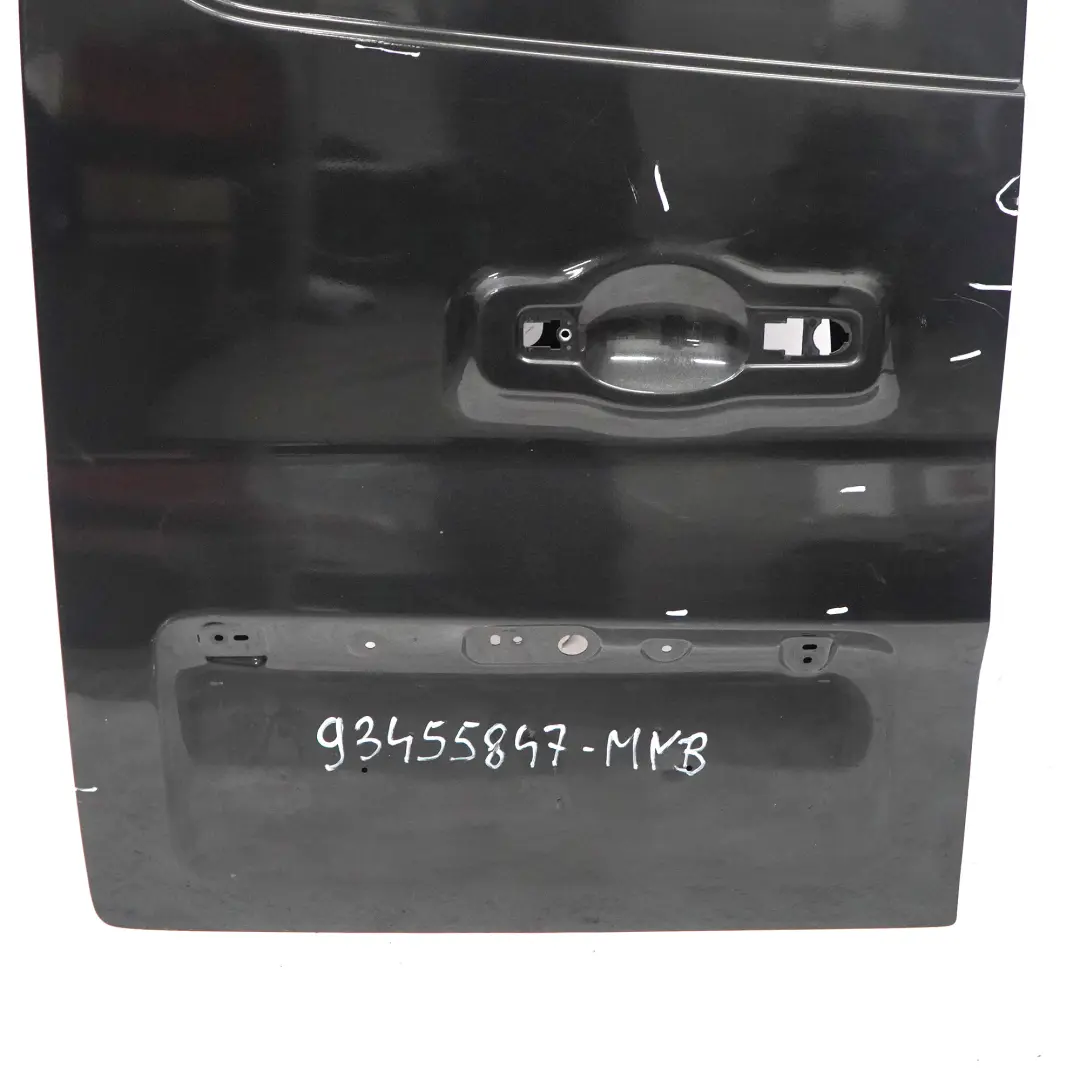 Door Rear Left N/S Boot Trunk Lid Midnight Black - D68 to Opel Vauxhall Vivaro B with Part number 93455847 Opel Vauxhall Vivaro B Door Rear Left N/S Boot Trunk Lid Midnight Black - D68 - SKU 93455847-MNB - Part number 93455847