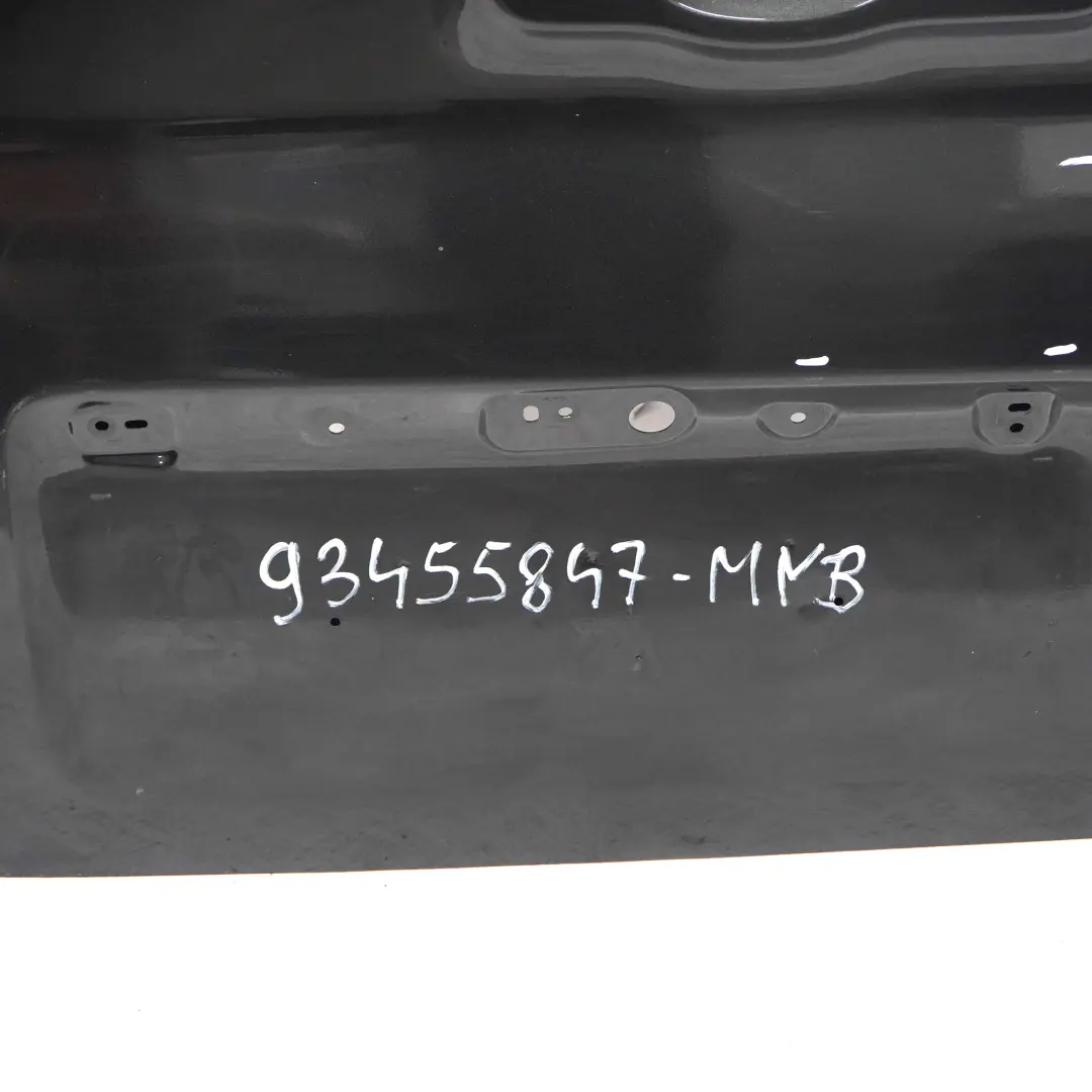 Door Rear Left N/S Boot Trunk Lid Midnight Black - D68 to Opel Vauxhall Vivaro B with Part number 93455847 Opel Vauxhall Vivaro B Door Rear Left N/S Boot Trunk Lid Midnight Black - D68 - SKU 93455847-MNB - Part number 93455847