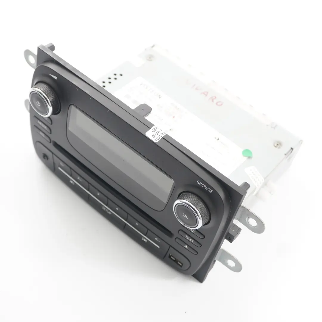  Radio Player Renault Trafic III Vauxhall Vivaro B Audio Head Unit - SKU 93457542 - Part number 93457542