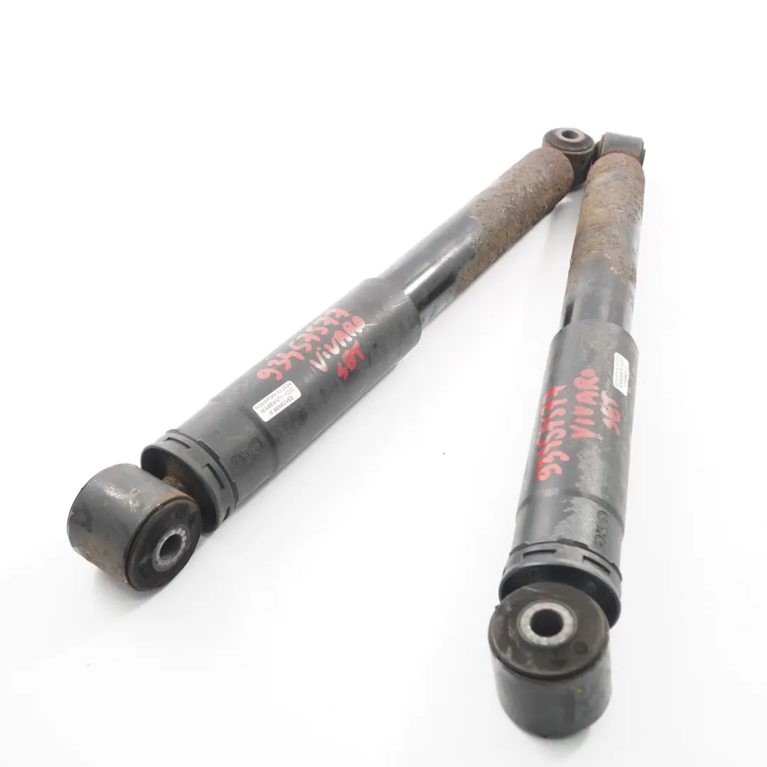 Shock Abosorbers Damper Set Right Left to Renault Trafic III Vauxhall Vivaro B Rear with Part number 93457577 Renault Trafic III Vauxhall Vivaro B Rear Shock Abosorbers Damper Set Right Left - SKU 93457577 - Part number 93457577