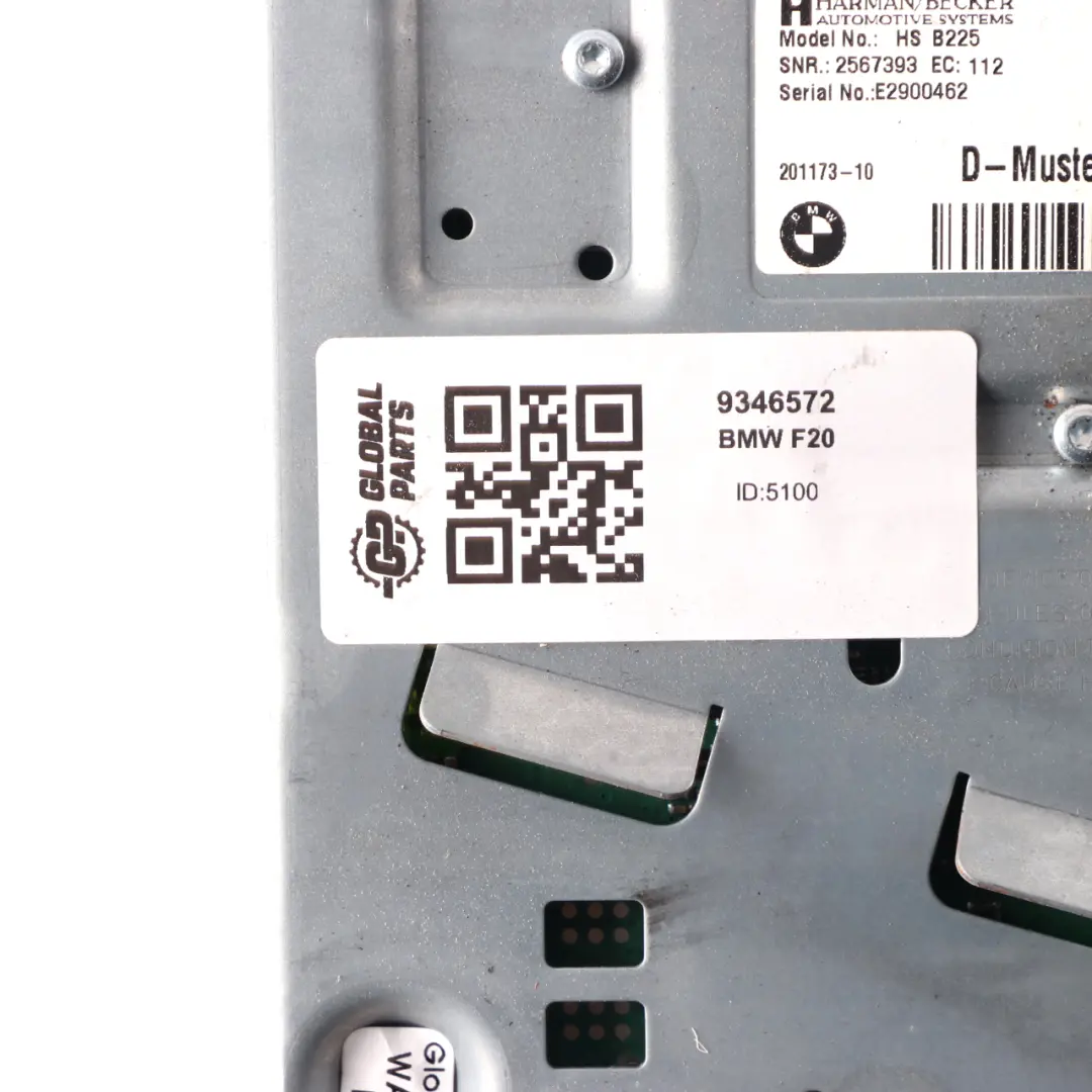 Audio Amplifier BMW F20 F21 LCI Mini F56 Top Hifi Harman Kardon Unit to with Part number 9346572 Audio Amplifier BMW F20 F21 LCI Mini F56 Top Hifi Harman Kardon Unit - SKU 9346572 - Part number 9346572