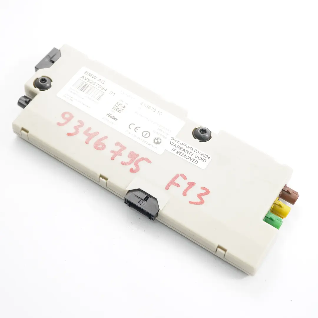  Amplificatore BMW F06 F13 Antenna Amplificatore Diversità 868 MHZ - SKU 9346795 - Numero di parte 9346795