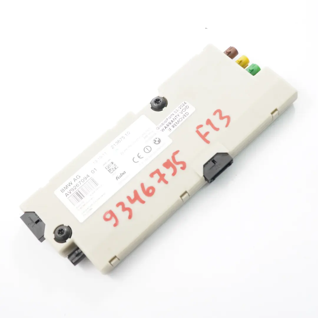 Amplifier BMW F06 F13 Antenna Amplifier Diversity 868 MHZ to with Part number 9346795 Amplifier BMW F06 F13 Antenna Amplifier Diversity 868 MHZ - SKU 9346795 - Part number 9346795