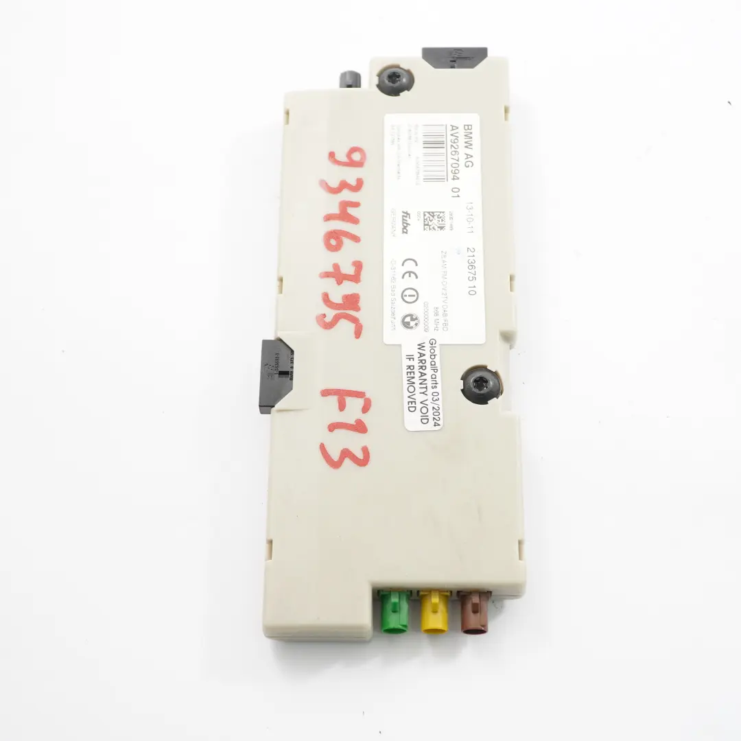 BMW F06 F13 Wzmacniacz Anteny Diversity 868 MHZ - SKU 9346795 - Numer Części 9346795