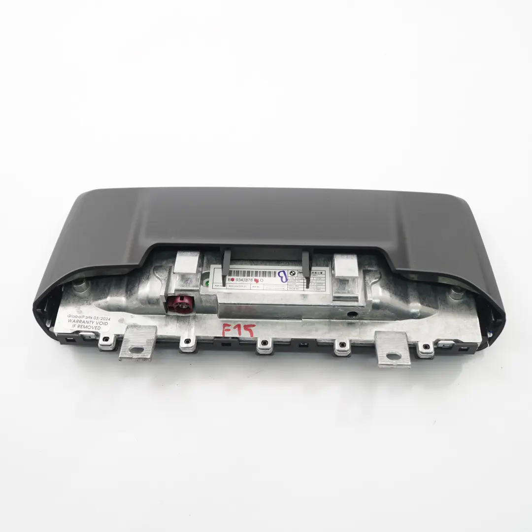  Dashboard Monitor BMW X5 F15 Onboard Central Display Screen 10,25" - SKU 9347878 - Part number 9347878