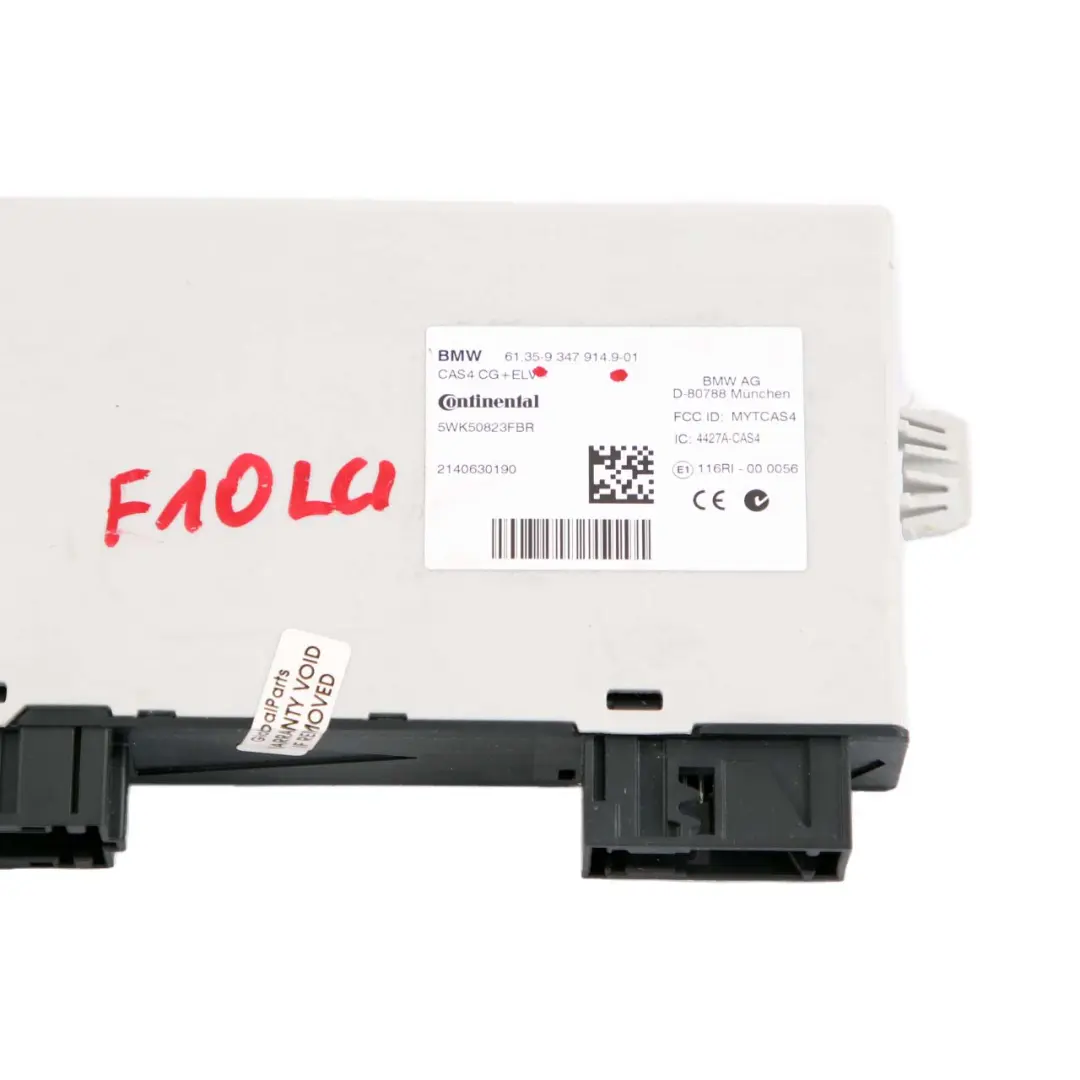 Unità di controllo CAS4 Modulo lettura chiavi per BMW F07 F10 F11 con numero di parte 9282118 BMW F07 F10 F11 Unità di controllo CAS4 Modulo lettura chiavi - SKU 9347914 - Numero di parte 9282118