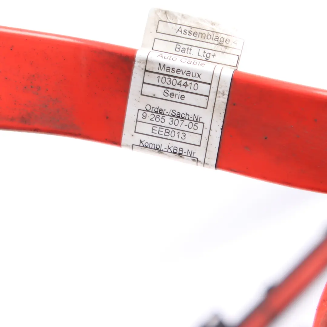 Cable Wire Lead Positive Underfloor 9265307 to BMW F01 Battery with Part number 9348268 BMW F01 Battery Cable Wire Lead Positive Underfloor 9265307 - SKU 9348268 - Part number 9348268