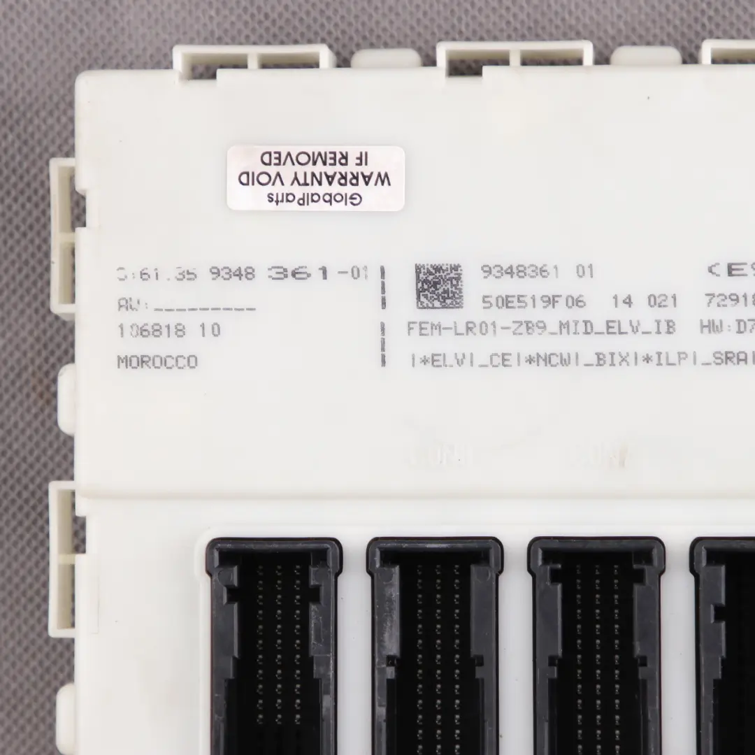 BMW F20 F21 F22 F30 F32 ECU FEM Modul Steuergerät Sicherungskasten - SKU 9348361 - Teilenummer 9348361