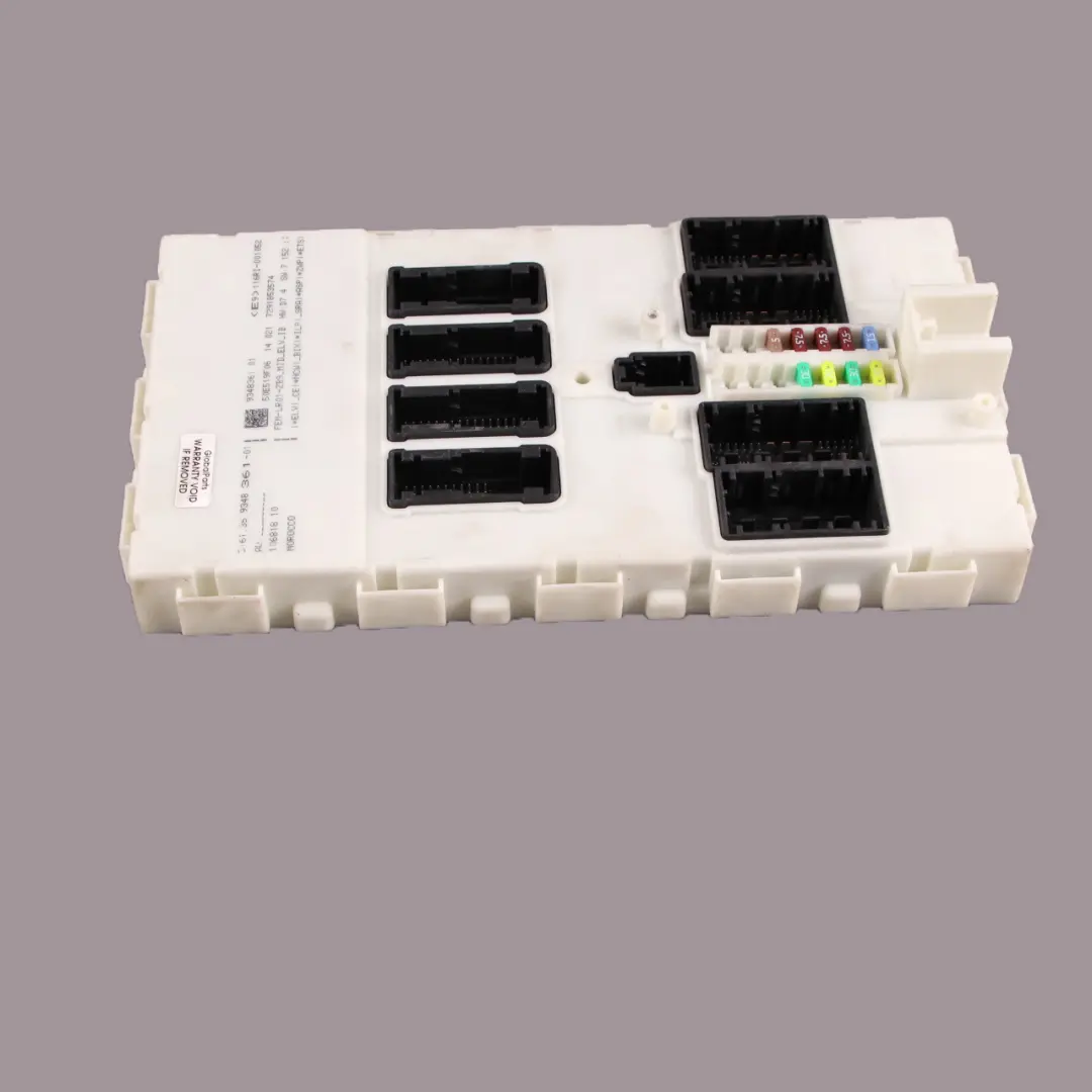 Módulo FEM Unidad Control ECU Caja de Fusibles para BMW F20 F21 F22 F30 F32 con número de pieza 9348361 BMW F20 F21 F22 F30 F32 Módulo FEM Unidad Control ECU Caja de Fusibles - SKU 9348361 - Número de pieza 9348361