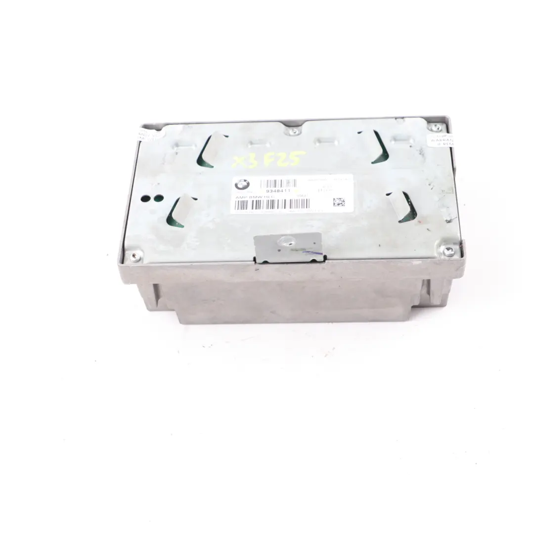 Hifi System Audio Sound Amplifier AMP Module Unit to BMW X3 F25 with Part number 9348411 BMW X3 F25 Hifi System Audio Sound Amplifier AMP Module Unit - SKU 9348411 - Part number 9348411