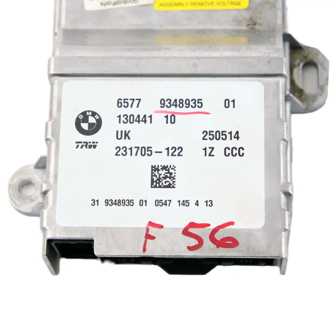 Module Control Unit Module ECU to BMW X1 F45 F48 Mini F55 F56 F60 Air with Part number 9348935 BMW X1 F45 F48 Mini F55 F56 F60 Air Module Control Unit Module ECU - SKU 9348935 - Part number 9348935