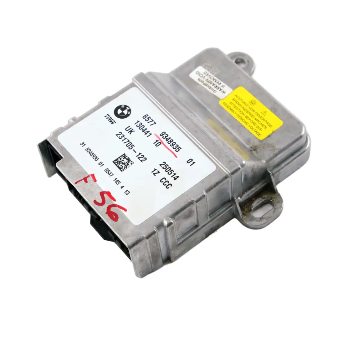 BMW X1 F45 F48 Mini F55 F56 F60 Module de l'unité contrôle de l'air ECU - SKU 9348935 - Numéro de pièce 9348935
