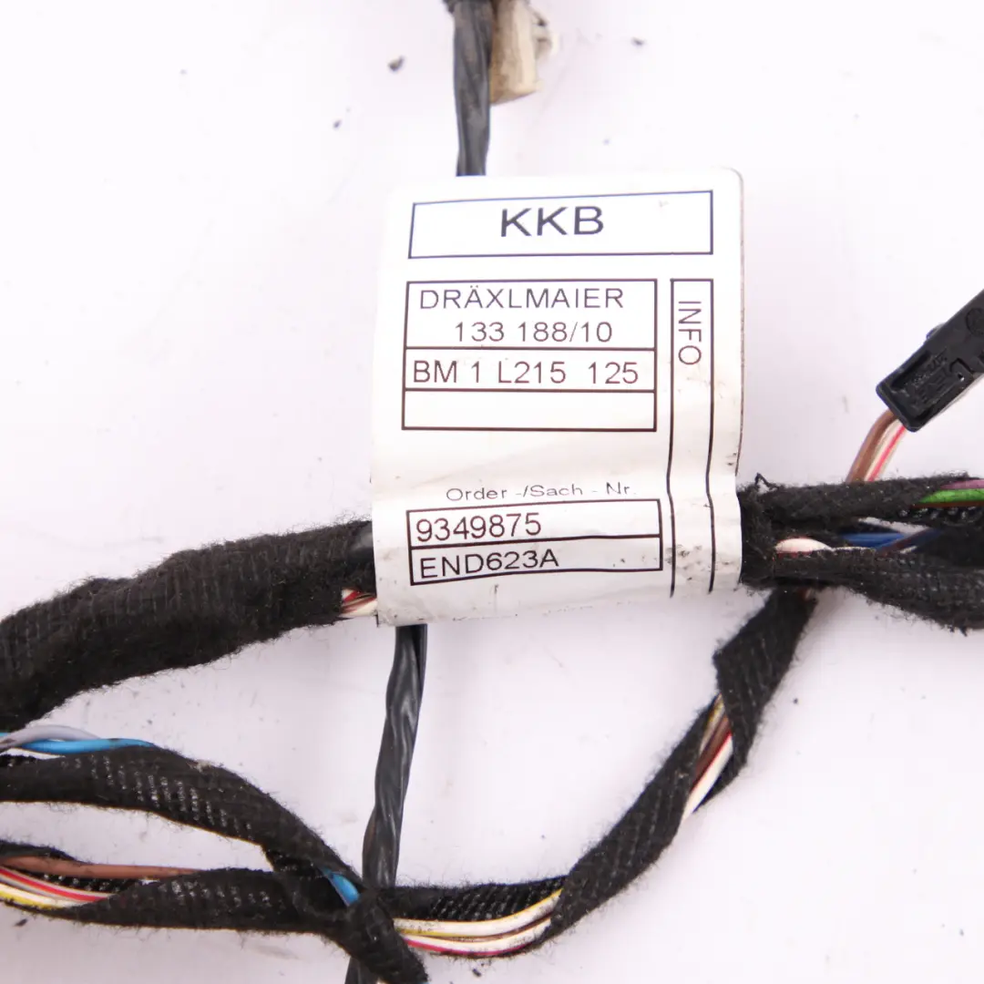 Door Wiring BMW i3 I01 Cable Loom Rear Left Right N/O/S Harness to with Part number 9349875 Door Wiring BMW i3 I01 Cable Loom Rear Left Right N/O/S Harness - SKU 9349875 - Part number 9349875