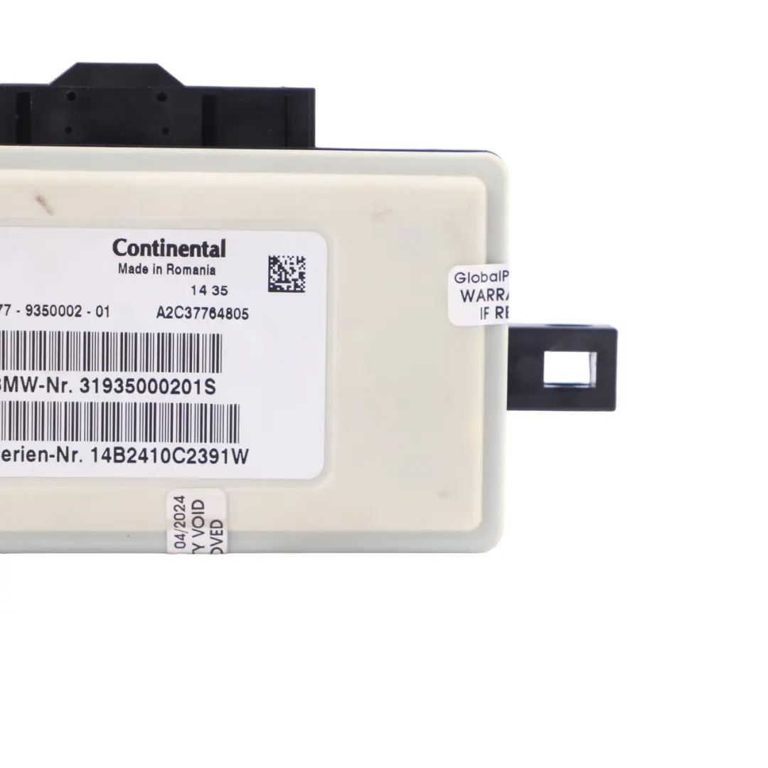 Unità Di Controllo Modulo Aria ECU Continental per BMW F01 F07 F10 X3 F25 con numero di parte 9330951 BMW F01 F07 F10 X3 F25 Unità Di Controllo Modulo Aria ECU Continental - SKU 9350002 - Numero di parte 9330951