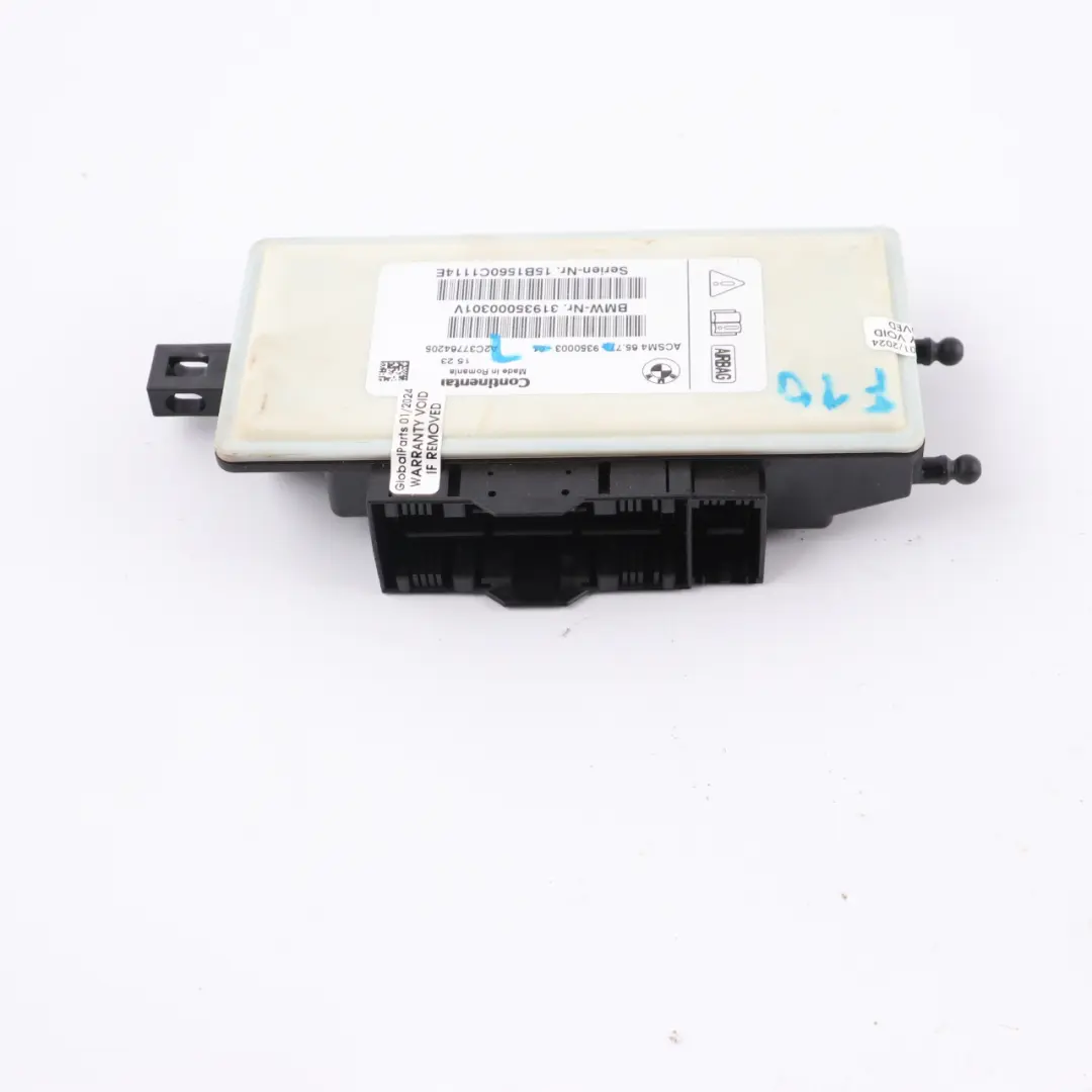 Air Control Unit ECU BMW F01 LCI F07 F10 F11 F25 Module ECU - SKU 9350003-1 - Part number 9350003