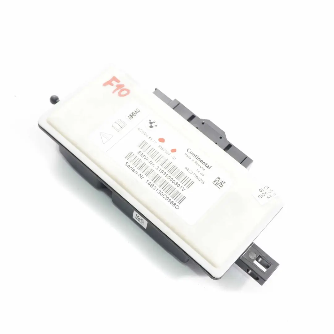 Safety Control Unit BMW F01 LCI F07 F10 F11 F25 Air Module Bag ECU to with Part number 9350003 Safety Control Unit BMW F01 LCI F07 F10 F11 F25 Air Module Bag ECU - SKU 9350003 - Part number 9350003