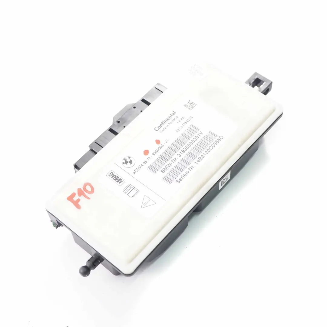  Sicherheitssteuergerät BMW F01 LCI F07 F10 F11 F25 Air Module Bag ECU - SKU 9350003 - Teilenummer 9350003