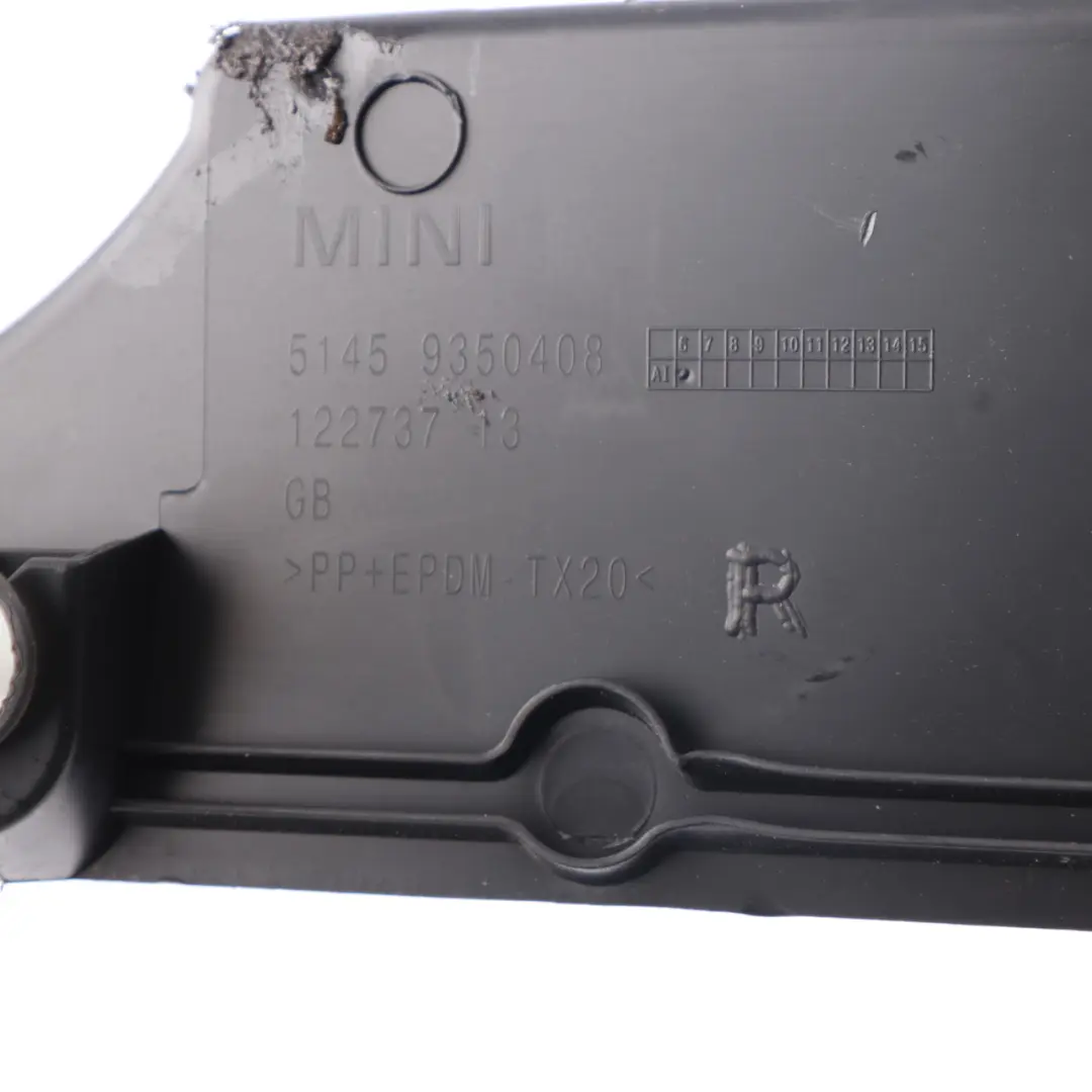 Pillar Column Cover Trim Cover Centre Right O/S Black to Mini F54 A with Part number 9350408 Mini F54 A Pillar Column Cover Trim Cover Centre Right O/S Black - SKU 9350408 - Part number 9350408