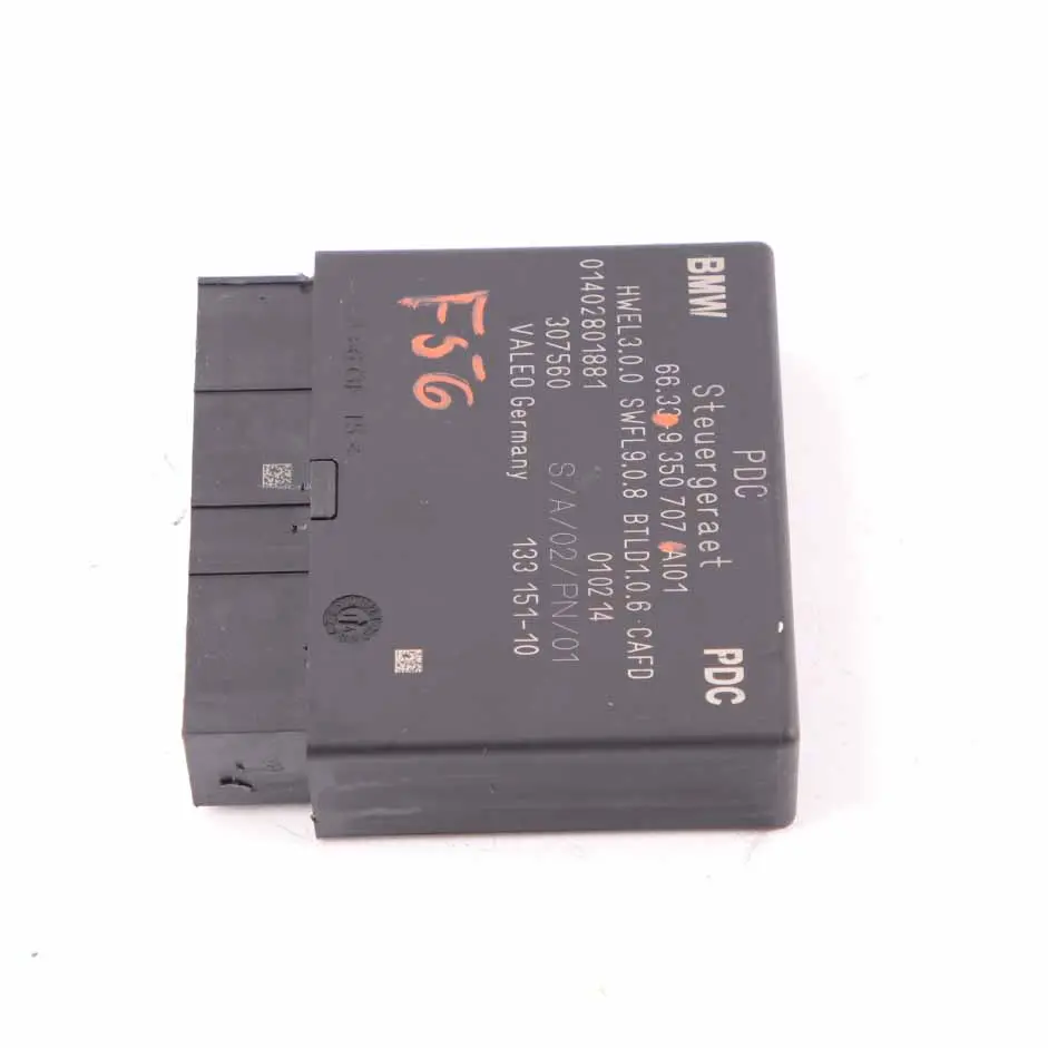 Módulo PDC Control Asistente Aparcamiento para BMW F15 I01 Mini F55 F56 F57 con número de pieza 9350707 BMW F15 I01 Mini F55 F56 F57 Módulo PDC Control Asistente Aparcamiento - SKU 9350707 - Número de pieza 9350707