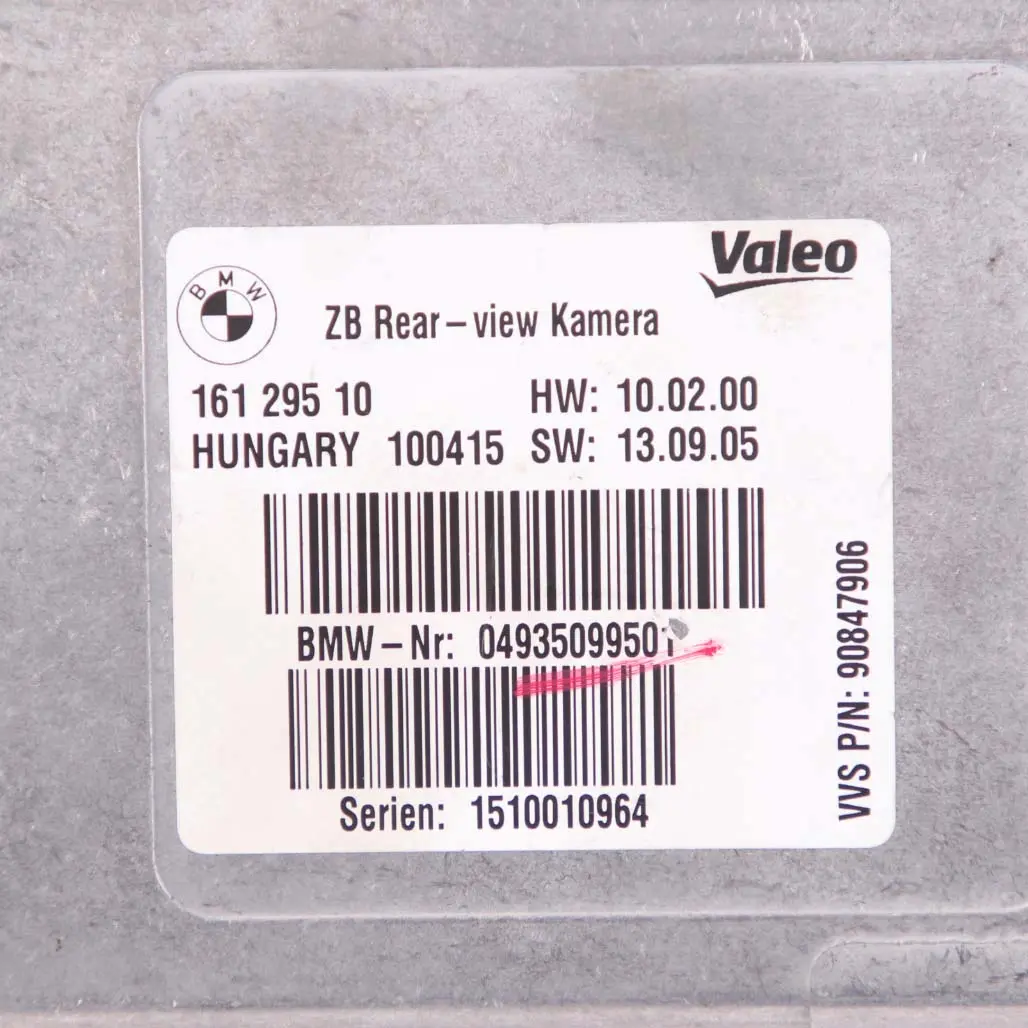 BMW F10 F20 F30 Reversing Camera Rear View Control Unit - SKU 9350995 - Part number 9350995