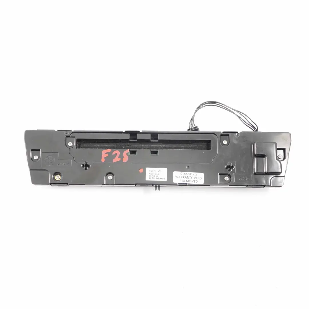BMW X3 F25 X4 F26 Radio Pannello di controllo 9208591 - SKU 9351155 - Numero di parte 9351155