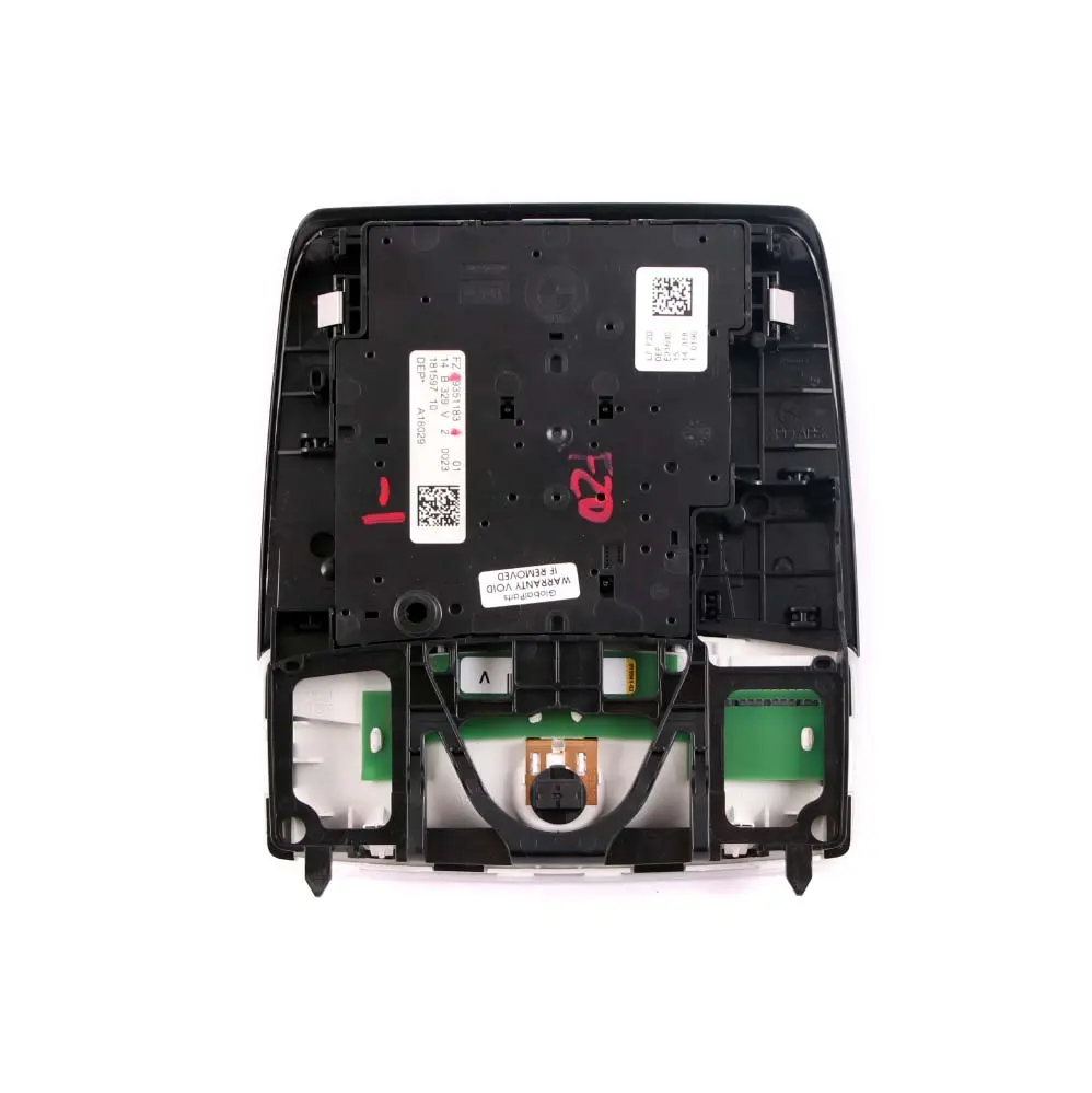 BMW F20 F21 F30 F31 Techo Interior Interruptor de Función Central Negro - SKU 9351183-1 - Número de pieza 9351183