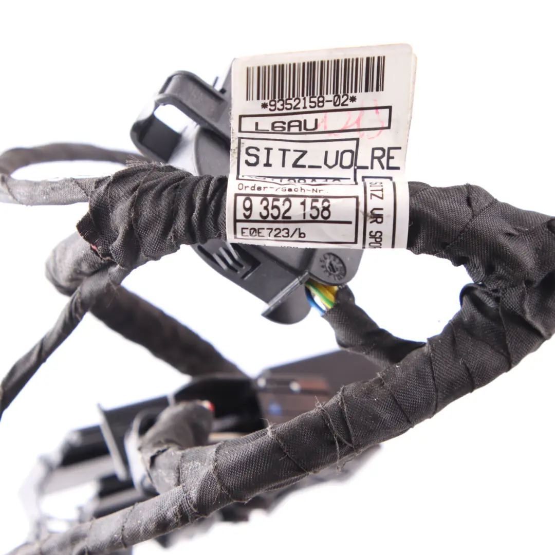BMW F33 Fahrerseite Sitz Kabelbaum Verkabelung 9352158 - SKU 9352130 - Teilenummer 9352130
