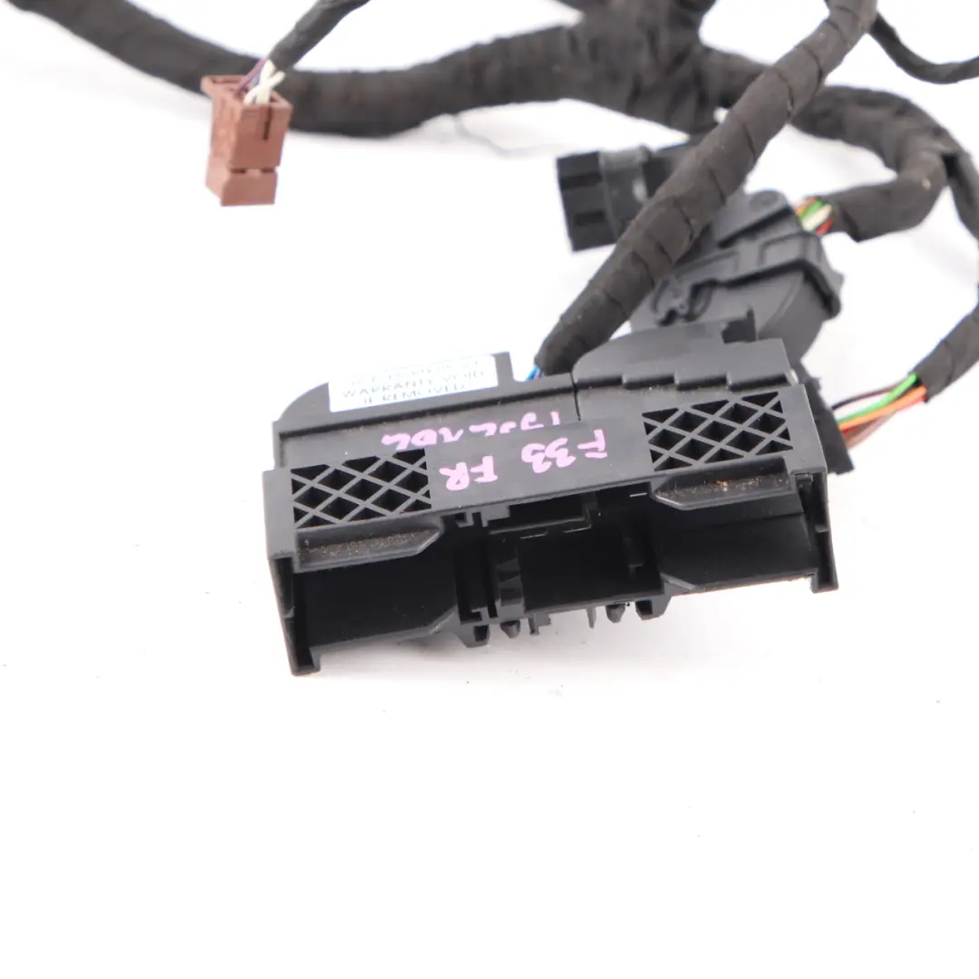 Asiento Lado Conductor Cableado Mazo Eléctrico 9352158 para BMW F33 con número de pieza 9352130 BMW F33 Asiento Lado Conductor Cableado Mazo Eléctrico 9352158 - SKU 9352130 - Número de pieza 9352130