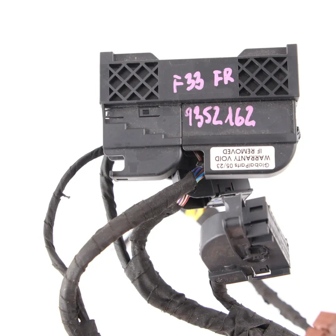 BMW F33 Fahrerseite Sitz Kabelbaum Verkabelung 9352158 - SKU 9352130 - Teilenummer 9352130