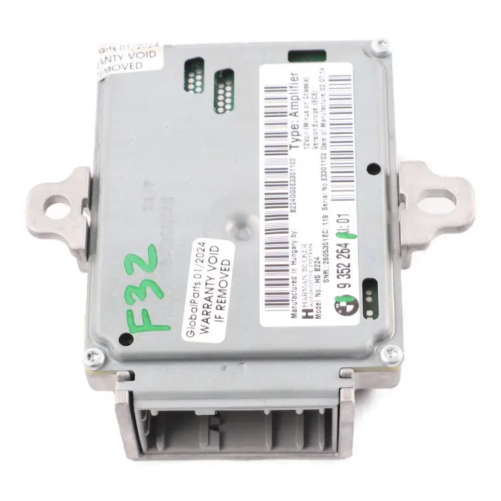Audio Verstärker Harman/Kardon Aktiv Sound System für BMW F20 F30 F32 mit Teilenummer 9352264 BMW F20 F30 F32 Audio Verstärker Harman/Kardon Aktiv Sound System - SKU 9352264 - Teilenummer 9352264