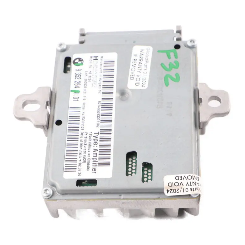 Audio Amplifier BMW F20 F30 F32 Harman/Kardon Active Sound Design System to with Part number 9352264 Audio Amplifier BMW F20 F30 F32 Harman/Kardon Active Sound Design System - SKU 9352264 - Part number 9352264