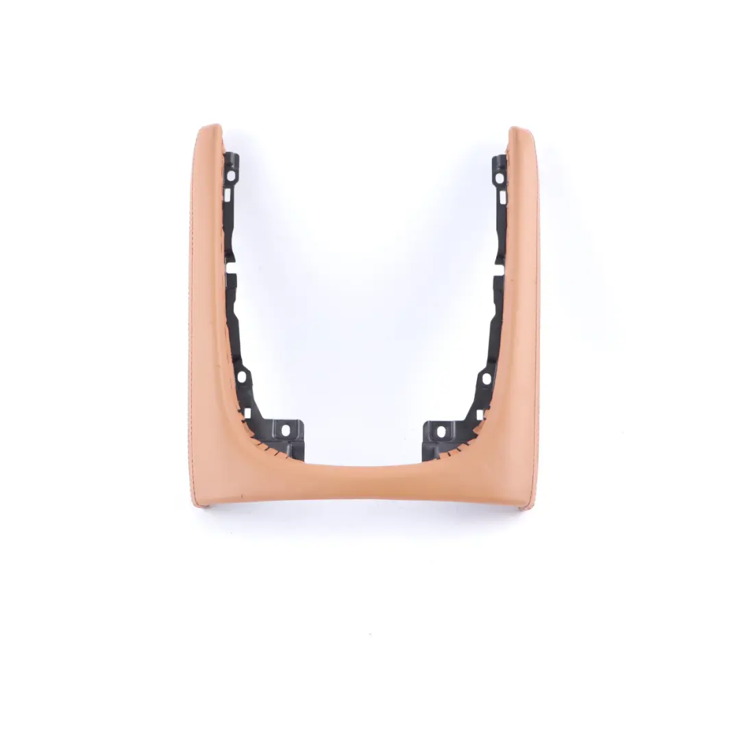 Centre Console Trim Gear Shifter Cover Surround Cognac Brown to BMW G11 with Part number 9352293 BMW G11 Centre Console Trim Gear Shifter Cover Surround Cognac Brown - SKU 9352293 - Part number 9352293