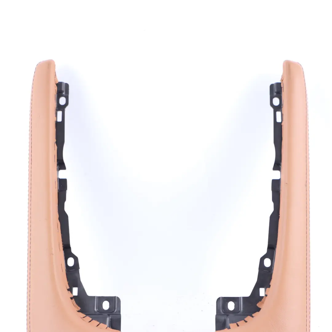 Centre Console Trim Gear Shifter Cover Surround Cognac Brown to BMW G11 with Part number 9352293 BMW G11 Centre Console Trim Gear Shifter Cover Surround Cognac Brown - SKU 9352293 - Part number 9352293