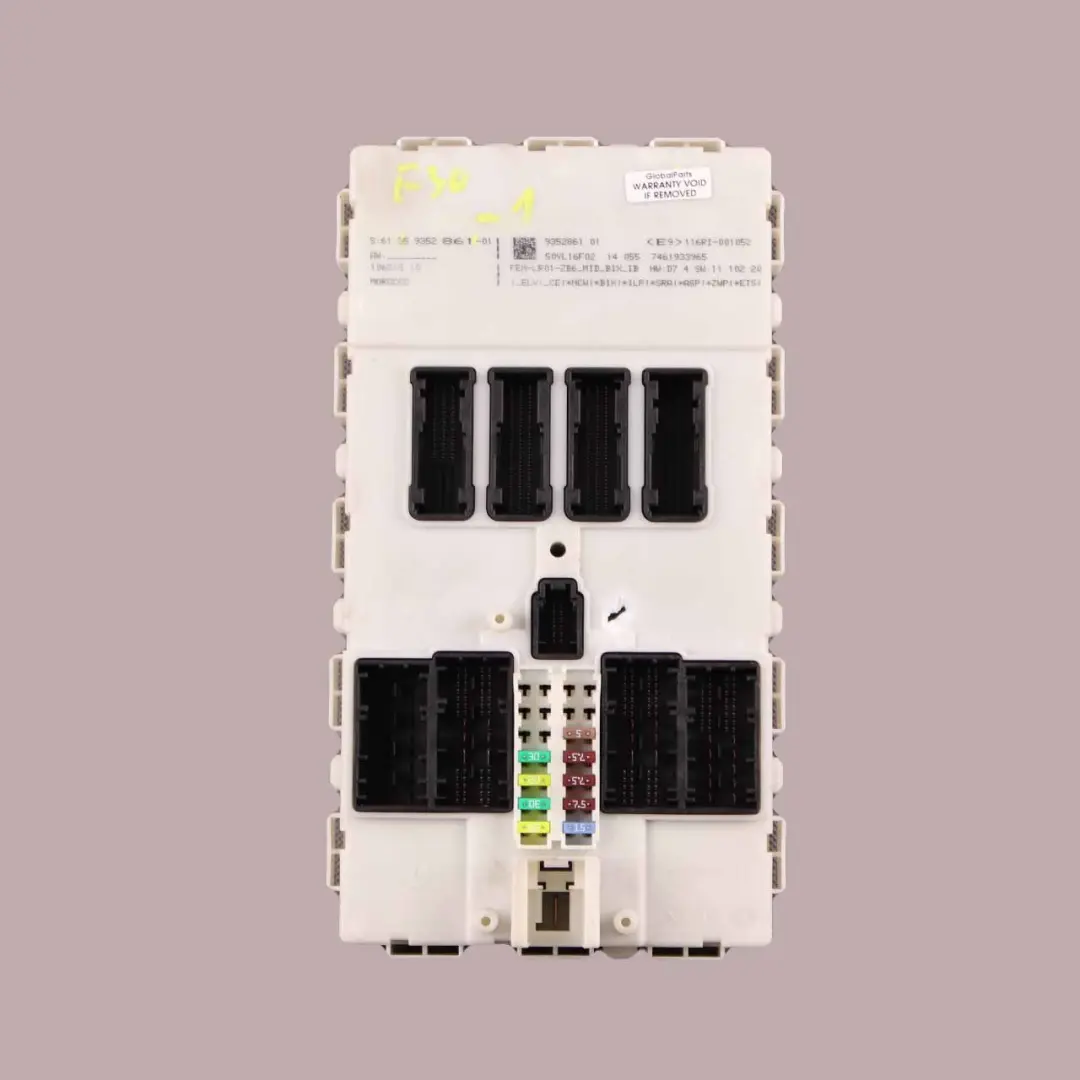  FEM Module BMW F20 F22 F30 F32 ECU Boîte Fusibles L'unité Contrôle - SKU 9352861-1 - Numéro de pièce 9352861
