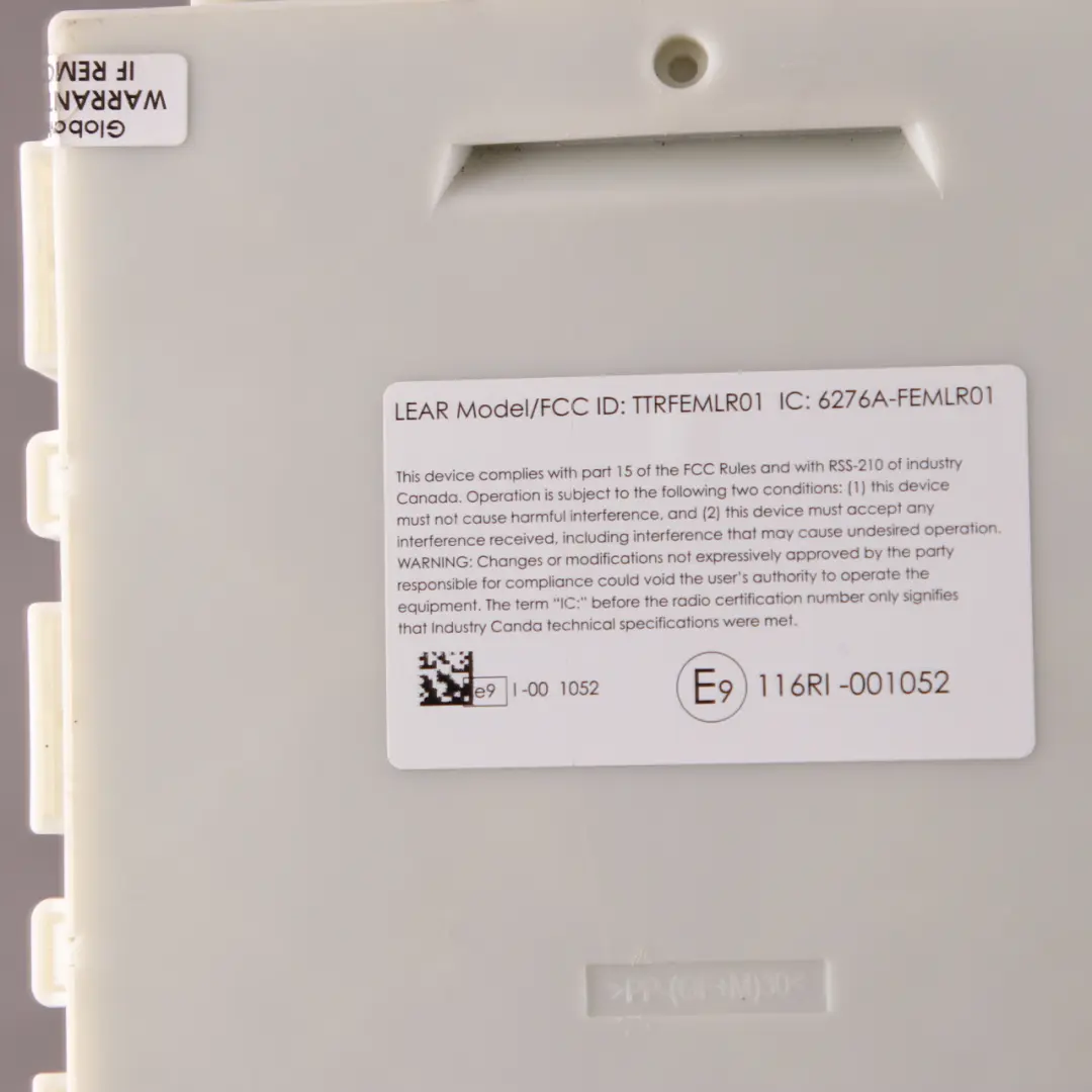  Módulo FEM BMW F20 F22 F30 F32 Unidad Control ECU Caja Fusibles - SKU 9352861-1 - Número de pieza 9352861