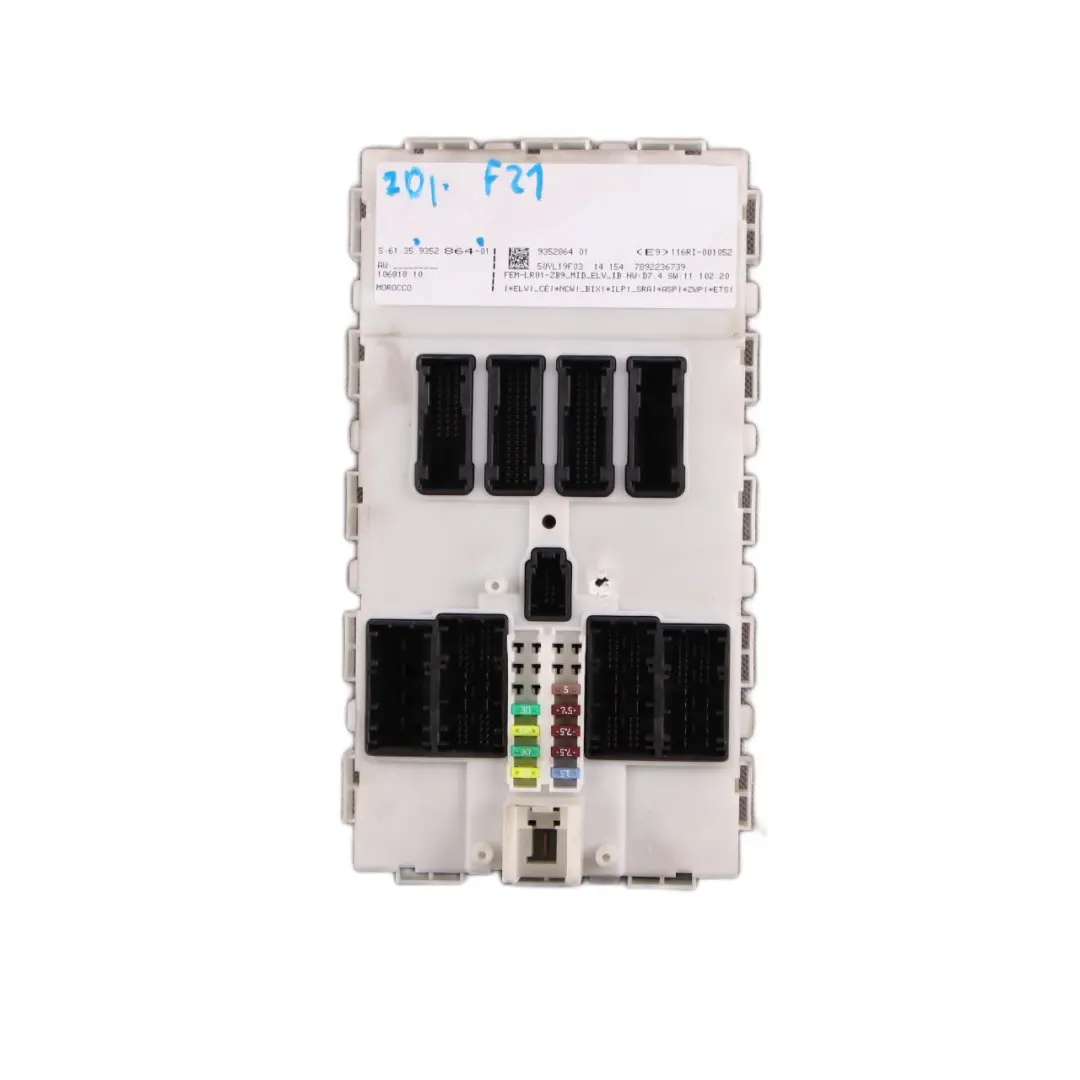 ECU Boîte fusibles l'unité contrôle Module FEM pour BMW F20 F21 F22 F30 F32 à propos du numéro de pièce 9352864 BMW F20 F21 F22 F30 F32 ECU Boîte fusibles l'unité contrôle Module FEM - SKU 9352864 - Numéro de pièce 9352864