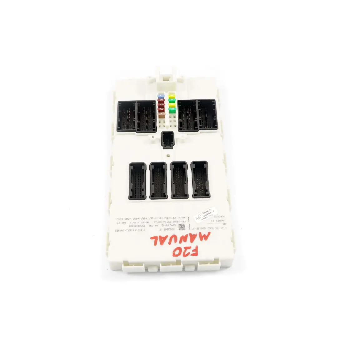 BMW F20 F21 F22 F30 F32 Front Electronic Module Control Unit FEM Manual - SKU 9352865 - Part number 9352865