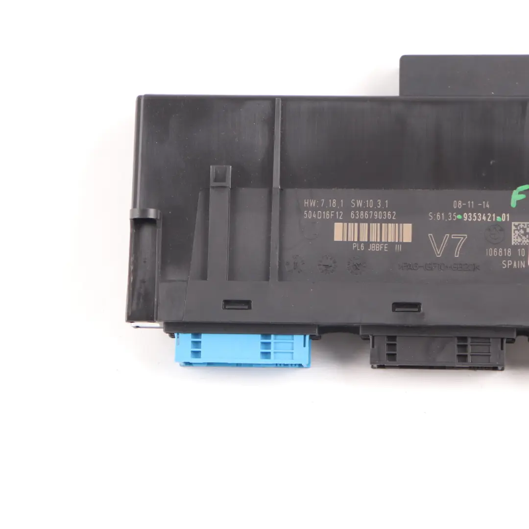 BMW F11 LCI Body Control Module Unit V7 PL6 JBBFE III - SKU 9353421 - Part number 9353421
