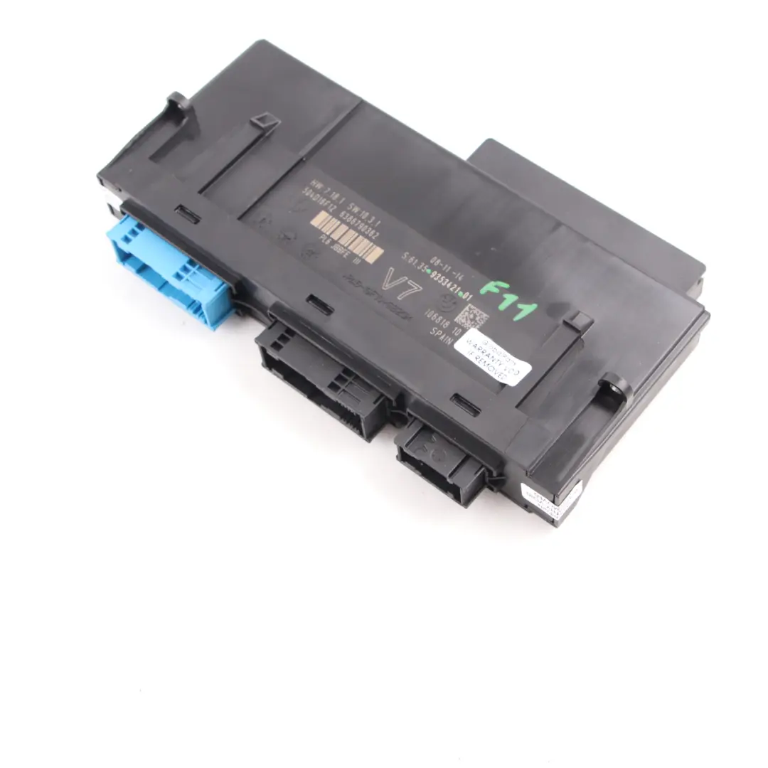BMW F11 LCI Body Control Module Unit V7 PL6 JBBFE III - SKU 9353421 - Part number 9353421