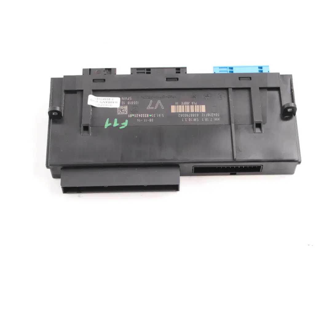 Modulo Di Controllo Della Carrozzeria V7 PL6 JBBFE III per BMW F11 LCI con numero di parte 9353421 BMW F11 LCI Modulo Di Controllo Della Carrozzeria V7 PL6 JBBFE III - SKU 9353421 - Numero di parte 9353421
