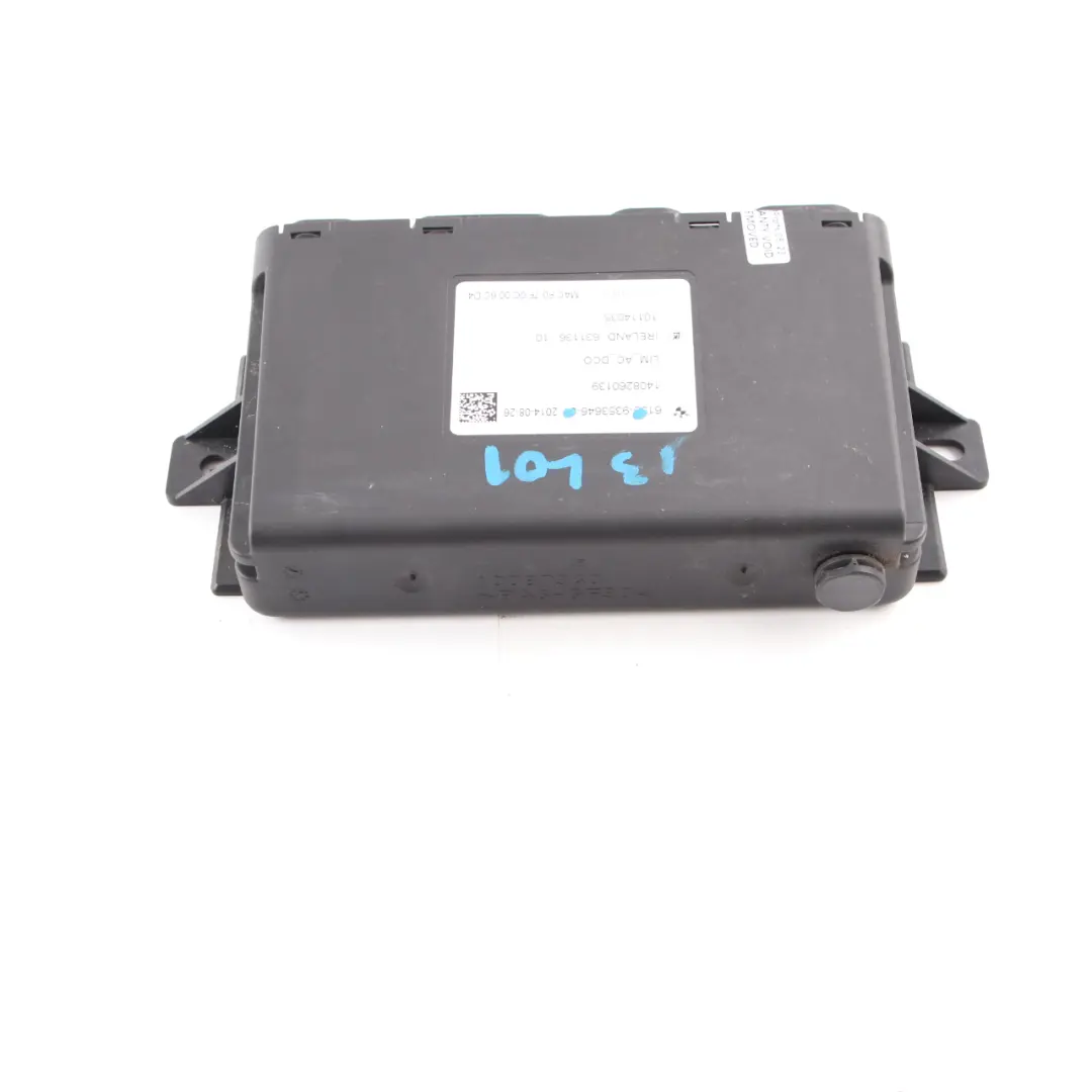 Control Unit Charging Module ECU to BMW i3 I01 with Part number 9353646 BMW i3 I01 Control Unit Charging Module ECU - SKU 9353646 - Part number 9353646