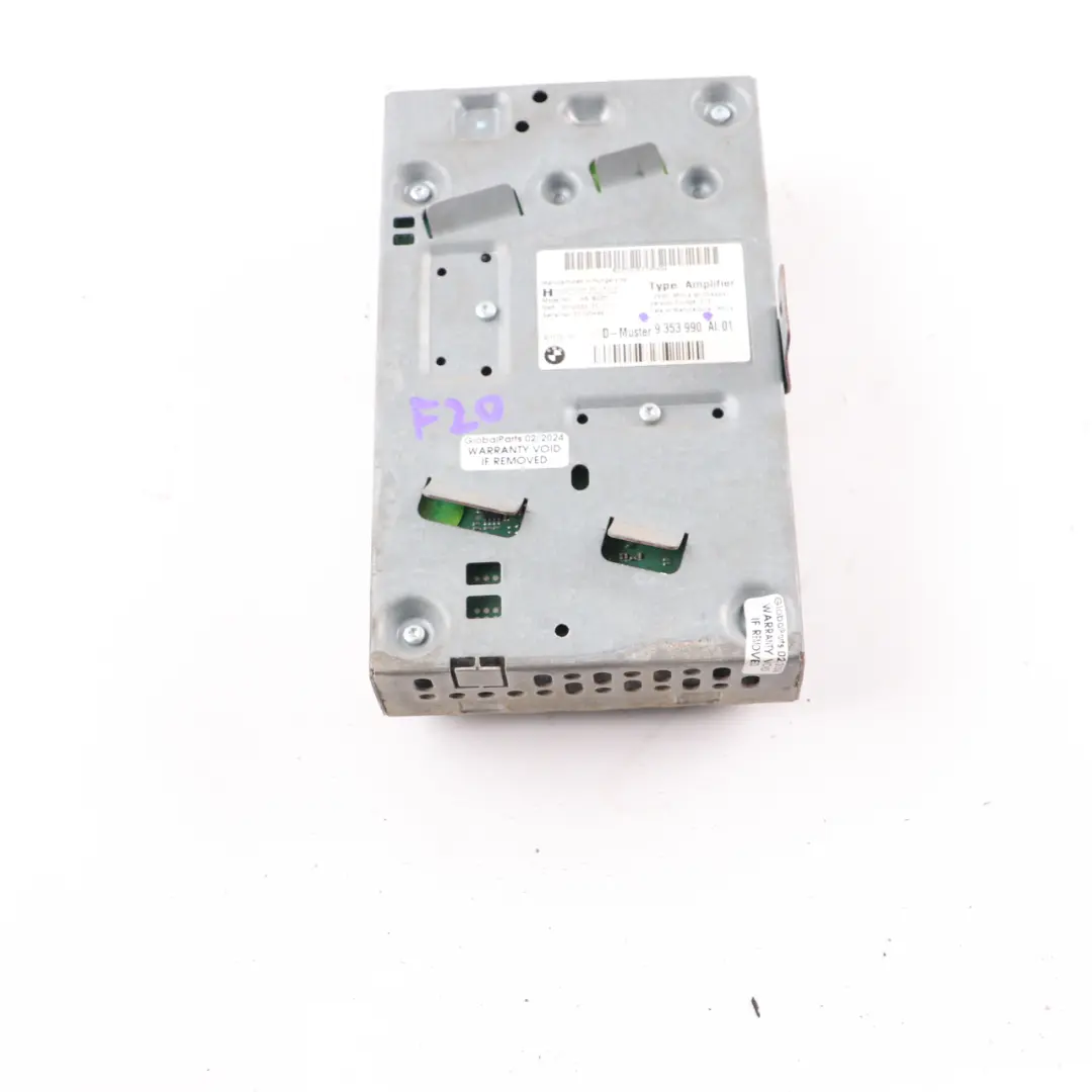  Audio Amplifier BMW F20 F21 Mini F55 F56 Top Hifi Harman Kardon Unit - SKU 9353990 - Part number 9353990
