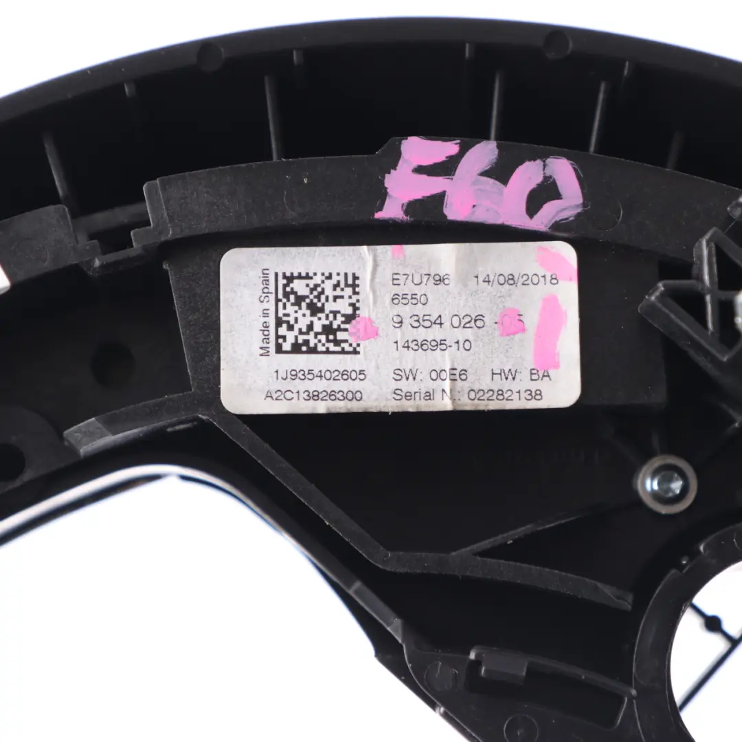 Bildschirmring Mini F54 F60 Navigations Display 6,5" Abdeckung Umrandung für mit Teilenummer 9354026 Bildschirmring Mini F54 F60 Navigations Display 6,5" Abdeckung Umrandung - SKU 9354026-1 - Teilenummer 9354026