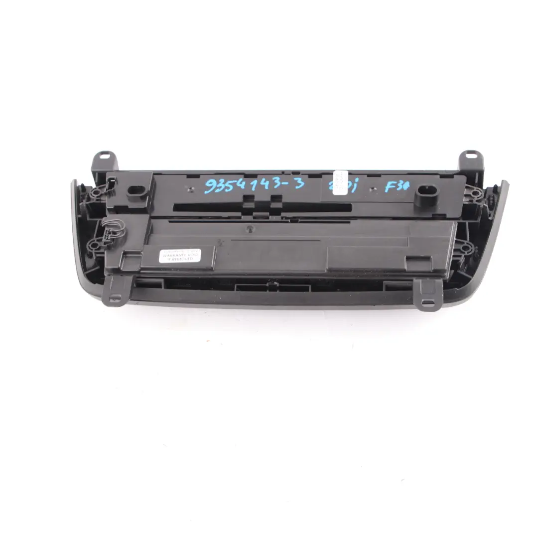 BMW F20 F30 Panneau de Contrôle Chauffage Climatisation Radio CD Player - SKU 9354144-2 - Numéro de pièce 9354144