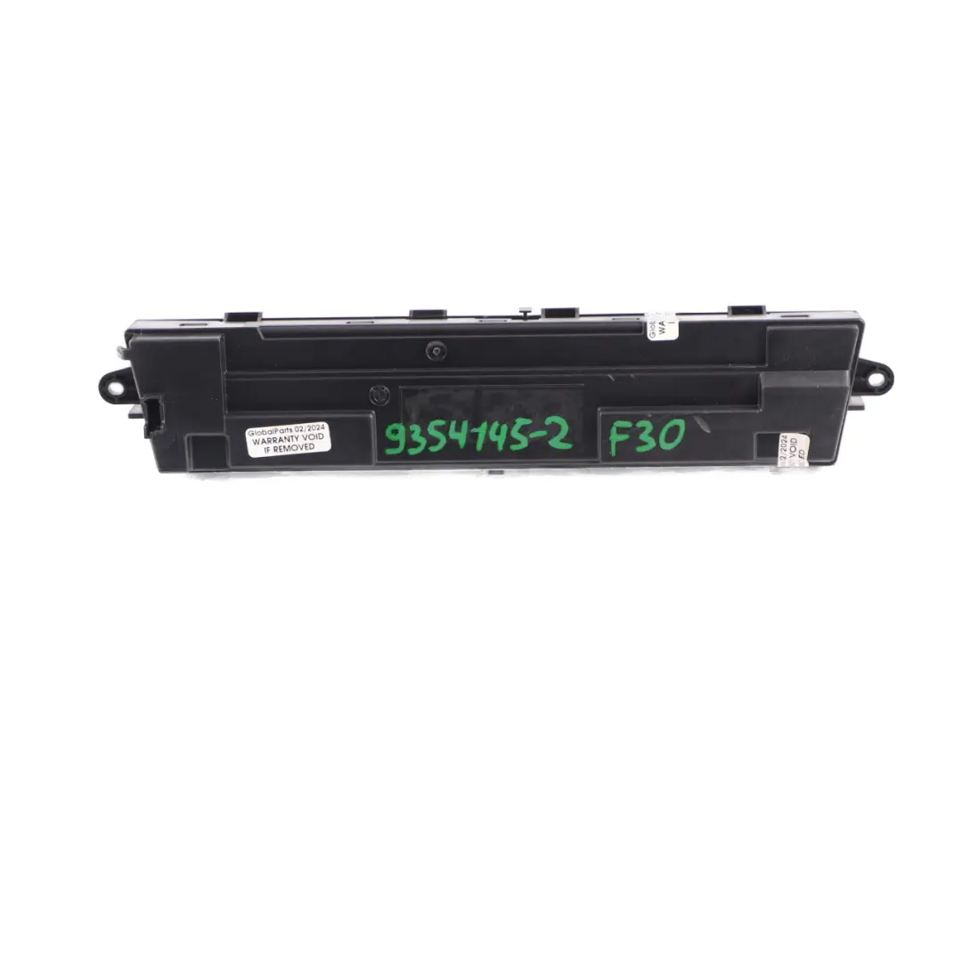 BMW F20 F21 F30 F31 Automatic Air Conditioning A/C Climate Control Panel - SKU 9354145-2 - Part number 9354145