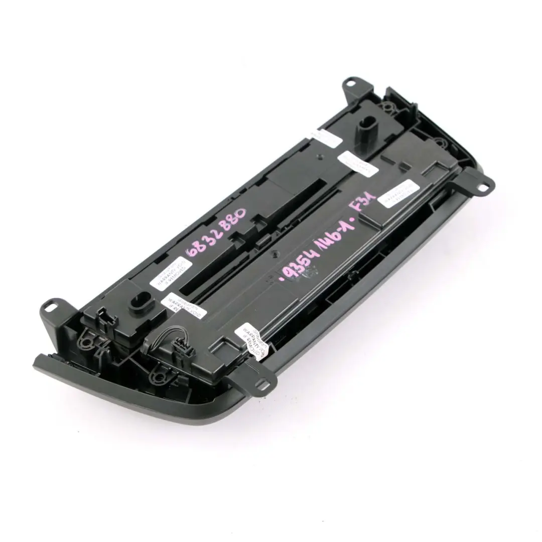 BMW F20 F30 Panneau De Commande De Climatisation Et Radio Lecteur CD - SKU 9354146-1 - Numéro de pièce 9354146