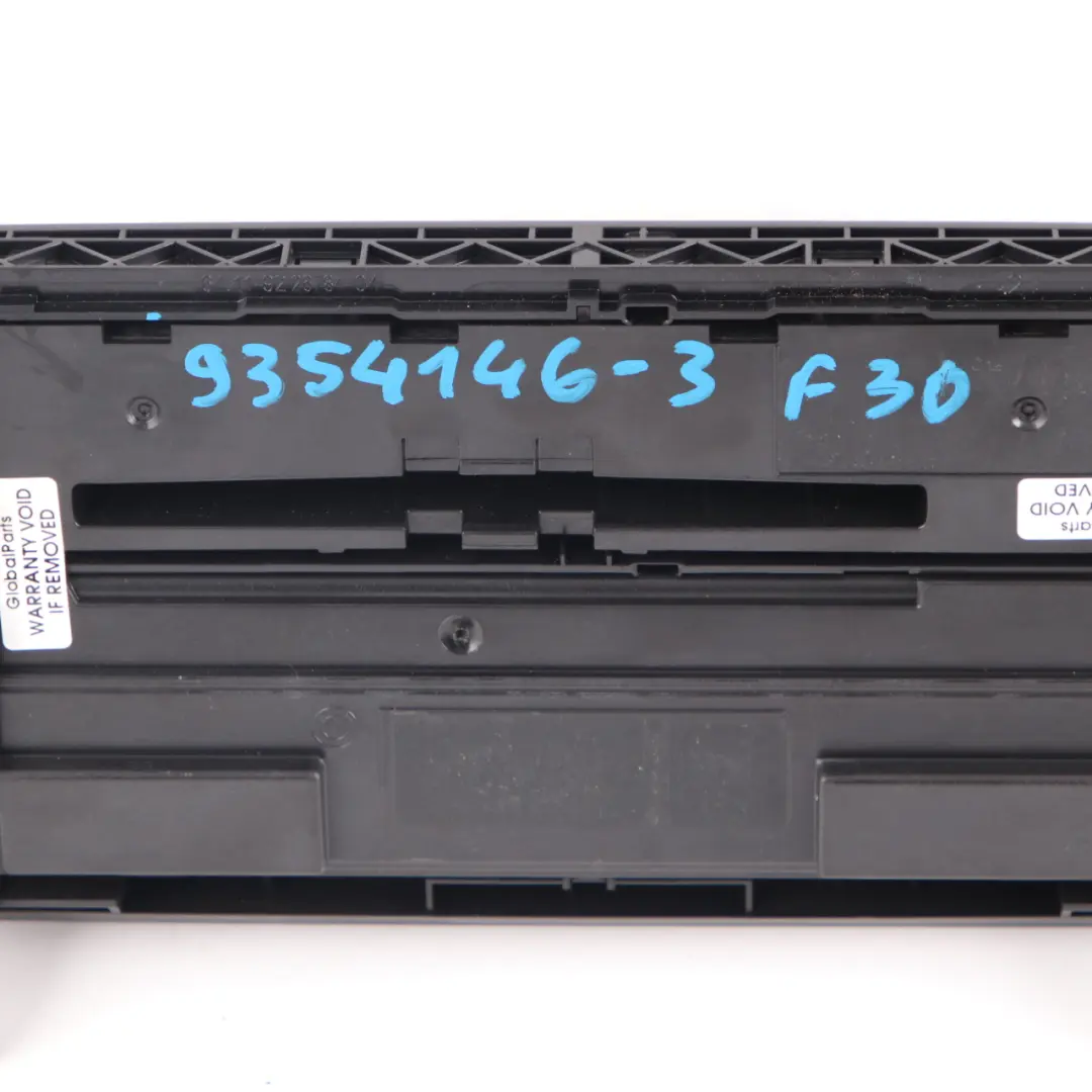 BMW F20 F30 Control Panel A/C Air Conditioning Radio CD Player - SKU 9354146-3 - Part number 9354146