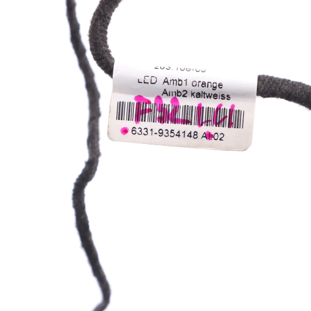 Cableado Luz Interior Ambiente LED Iluminación Loom para BMW F32 F33 F34 F36 LCI con número de pieza 9354148 BMW F32 F33 F34 F36 LCI Cableado Luz Interior Ambiente LED Iluminación Loom - SKU 9354148 - Número de pieza 9354148